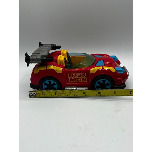 Marvel Iron Man's HOVER CAR Vehicle Super Hero Squad Loose Incomplete - Picture 12 of 14